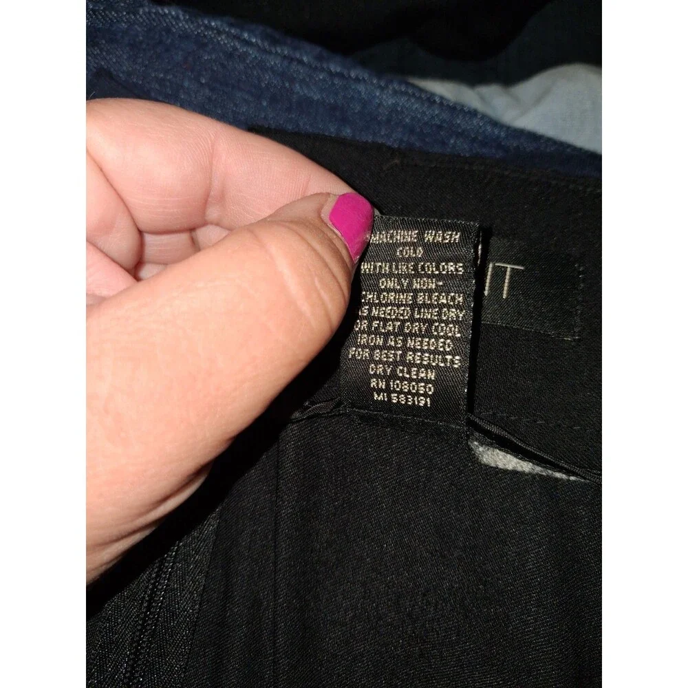 Lane Bryant Black Pull On Pencil Skirt Womens Size 22 Stretch Career Office Plus
